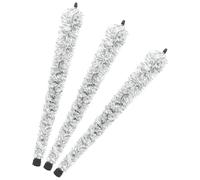 GARVALON 3pcs Alto Saxophone Cleaning Brushes Set - Black White Cotton Thread Inner Wall Cleaning Swabs for Sax Alto Pad Saver - Musical Instrument Maintenance Tool for Professional
