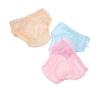 GARVALON 3pcs Baby Potty Training Pants Breathable Cotton Waterproof Reusable Diapers with Infant Specific Fit for Toddlers 12-16kg Promoting Independence and Comfort