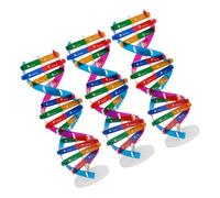 GARVALON 3Pcs Dna Double Helix Model Kit for Educational Biology Tool for Hands Learning Accurate Representation of Human Genes Structure for Classroom and Home Study