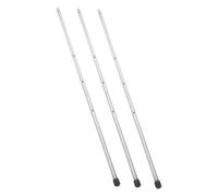 GARVALON 3pcs Foosball Replacement Rods Steel Poles for Table Soccer Machine Smooth Operation and Precision Control Easy to Install Foosball Table Accessories for Home and Entertainment
