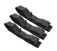 GARVALON 3pcs Heavy Duty Rubber Bike Tubes with US Valve Road Bicycle Inner Tube Replacement Leak Resistant Cycling Accessories for Comfortable Ride and Enhanced Performance