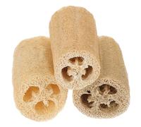 GARVALON 3Pcs Natural Loofah Hamster Molar Teeth Grinding Chewing Slices for Pet Dental Health Organic Molar Supplies to Prevent Destructive Behavior and Promote Clean Teeth