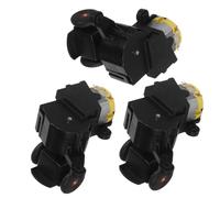 GARVALON 3pcs Obstacle Avoidance Motor Robot Vacuum Cleaner Kit DIY Robot Supplies for Science Projects Enhanced Navigation for Robotics Learning