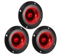 GARVALON 3pcs Piezo Treble Tweeter High-frequency Horn Speaker Drivers for Stage Audio Music Supplies Heat-resistant Piezoelectric Sound Tweeters Replacement for Professional Sound Systems