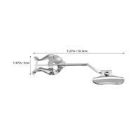 GARVALON 3pcs Trumpet and Trombone Lyre Sheet Music Clips for Marching Band Clamp Holder with Strong Grip for Outdoor Parades Festivals and Concert Performances