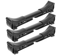 GARVALON 3pcs Universal Stroller Connector Twin Pushchair Connectors Lightweight Aluminum Double Baby Cart for Twins Compatible with Baby Strollers and Prams