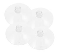 GARVALON 4 pcs Clear Guitar Support Suction Cups Transparent Rubber Holders for Guitar Support Stand Lightweight Portable Easy to Install and Accessories for Classical and Acoustic