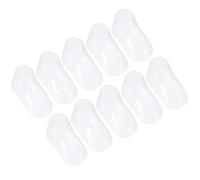 GARVALON 40pcs Transparent Shoes Display Stands Lightweight Plastic Feet Holders for Socks and Shoes PVC Shapers to Prevent Deformation Portable and Easy to Use for Boys