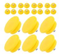 GARVALON 40pcs Yellow Snow Spikes for Boots, Anti-slip Shoe Studs Traction Cleats, Replacement Ice Grips for Winter Hiking and Outdoor Snow Walking