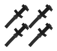 GARVALON 4Pcs Adjustable Universal Nylon Utensil for Seniors and Disabled - Non-Slip Adaptive Eating Aid Strap for Tremor and Arthritis Assistance - Spoon Fork Grip Holder for Limited Hand