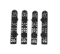 GARVALON 4Pcs Aquarium Heater Protector Covers with Suction Cups 18Cm Plastic Protective Sleeves for Fish Tank Heaters Up to 2.8Cm Diameter for Tropical Fish Tanks