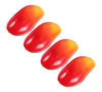 GARVALON 4Pcs Artificial Mango Model Set Realistic Foam Mango Fruit Decor for Home Party Display Lifelike Props for Photography and Store Decoration