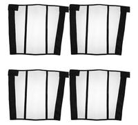 GARVALON 4pcs Breathable Mesh Fly Boots for Horses, Adjustable Outdoor Horse Leg Protectors with Anti-slip Design, Lightweight Mosquito and Fly Leggings for Riding and Pasture Use