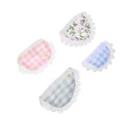 GARVALON 4PCS Christmas Small Animal Bandana Breathable Pet Bibs for Guinea Pigs Hamsters Parrots Soft Non-irritating Scarf Outfit Machine Washable Accessory for Festive and Daily Use