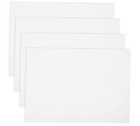 GARVALON 4pcs DIY EVA Foam Sheets for Cosplay Props and Model Making Assorted Thicknesses White Craft Board for Handmade Costumes Theater School Projects and Creative Art Materials