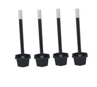GARVALON 4pcs Enchanted Stick to Flower Plastic Trick Props for Boys Show Performance