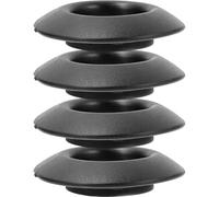 GARVALON 4Pcs Kayak Drip Rings Paddle Splash Guards Small Oar Rings Waterproof Canoe Rafting Accessory for Kayaking Supplies