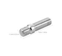 GARVALON 4pcs M12x1.5 50mm Long Wheel Hub Bolts Kit for Trucks Extended Wheel Lug Nuts Set for Secure Hubs and Car Accessories