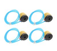 GARVALON 4Pcs Portable Foot Pump Inflatable Air Pump for Balls, Beach Inflatables, Balloons 4-Inch Sturdy Foot Pedal, Compact Design for Pool and Boats
