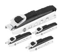 GARVALON 4pcs Portable Guitar Capo for Acoustic and Classical Guitars Quick One-handed Repositioning Clamp with Tiger Mouth Grip Ergonomic Arc Design for Easy Pitch Adjustment Compact and