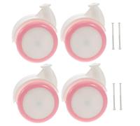 GARVALON 4pcs Replacement Plastic Rubber Casters for Walker Wheels Boy Girl Wheel Kit for First Steps Walker