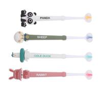 GARVALON 4pcs Sided Toothbrush for Ages Soft Bristles Gentle Sensitive Gums Easy-Grip Handle for Little Hands Comprehensive Oral Cleaning for Growing