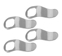 GARVALON 4Pcs Stainless Steel Cam Lock Finger Handle Cabinet Lock Thumb Turn Handle for Drawers and Compartments Industrial Hardware Pull