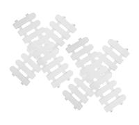 GARVALON 4pcs Tortoise Enclosure Garden Plastic Pet Fence with Portable Isolation Panels, Sturdy Outdoor Playpen for Small Animals, Turtle and Rabbit Safe Barrier for Yard Use