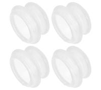 GARVALON 4pcs Transparent Silicone Beauty Can Face Cupping Device Silicone Cupping Face Tool Suction Cup Facial Device Facial Apparatus Cups
