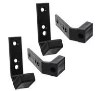 GARVALON 4Pcs Wall Mounted Barbell Storage Rack Heavy Duty Barbell Holders for Home Gym Commercial Use Sturdy Dumbbell Hanger Organizer Fitness Equipment