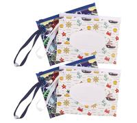 GARVALON 4pcs Wet Wipes Bag Reusable Wipe Storage Case Zip Pouch for Travel Diaper Essentials Wet Tissue Dispenser Holder