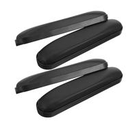 GARVALON 4pcs Wheelchair Armrest Cushions Padded Replacement Armrest Pads with PU Surface and Sponge Padding Ergonomic Forearm Support for Walkers and Wheelchairs Lightweight Design