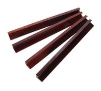 GARVALON 4Pcs Wooden Mahjong and Racks Portable Domino Trays for Tile Movement Compatible with Standard American Mahjong for Travel and Game