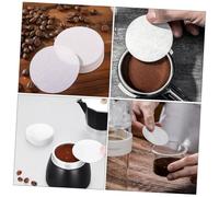 GARVALON 500pcs Disposable Coffee Filter Paper Pads White Espresso Filter Paper for Hand Brewed and Machine Coffee Tear-Resistant Microfilters Preserving Original Flavor