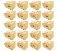 GARVALON 50pcs Bee Treat Candy Boxes Paper Party Favor Chocolate Snack Boxes for Shower Wedding Birthday Party Supplies