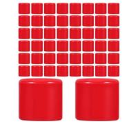 GARVALON 50pcs Pigeon Leg Bands Solid Color Identification Rings for Racing Pigeons Quail Doves Small Poultry Lightweight Bird Leg Rings for Identification and Management