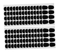 GARVALON 50pcs Silicone Saxophone Pads Cushions Patch for Alto Tenor Sax Clarinet Mouthpiece Thick High-grade Material Airtight Design for Stable Play Suitable for Students and Professional