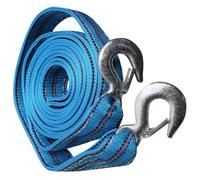 GARVALON 5M 5 Ton Heavy Duty Double-Layer Trailer Tow Rope Eagle Hook, Sturdy Winch Rope for Car and Off-Road, Practical Emergency Towing Strap for Vehicle Rescue