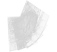 GARVALON 5pcs 9-hole Coin Collection Storage Pages Plastic Coin Sheets for Collectors Binder Album Inserts Collecting Supplies with Small round Compartments