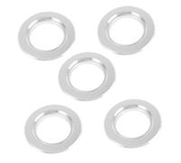 GARVALON 5PCS Bird Nest Hole Rings Anti-bite Breeding Box Protector for Wooden Parrot Nest Boxes Iron Wear-resistant Accessory