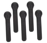 GARVALON 5pcs Boy Girl Simulation Microphone Props for Parties Lightweight Fake Mic Toys for Birthday Celebrations Cosplay and for Overcoming Shyness