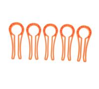 GARVALON 5pcs Gas Stove Knob Lock Boy Girl Safety Kitchen Stove Knob Protector Prevent Accidental Burning Oven Boy Girl Lock Safety Guard