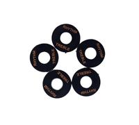 GARVALON 5pcs Guitar Toggle Switch Plate Rhythm Treble Washer Ring Replacement Parts for Electric Guitar Black Style