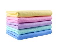 GARVALON 5pcs Pet Dog Bathing Towels Super Absorbent Pva Shammy Quick-dry Bath Towels Soft Pet Grooming for Dogs and Cats Random Color