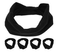 GARVALON 5pcs Sweatbands for Boys and - Elastic Non-slip Athletic Headband Set with Moisture Absorption, Sports Hair Bands for Soccer, Football, Baseball, Youth Exercise