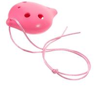 GARVALON 6-hole Plastic Ocarina Wind Instrument for Beginners, Easy to Learn and Not Easy to Break, Portable Mid-range Ocarina for Practice and Music Lovers Random Color