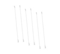 GARVALON 6 Pcs Transparent Vertical Blind Wands Plastic Curtain Pull Rods Replacement Sticks for Window Blinds Home and Office Use Simple Stylish Design