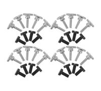 GARVALON 60pcs Sewing Machine Presser Foot Screws Set 30 Extended Head Screws Metal Fasteners Home and Industrial Sewing Machine Maintenance and Repair