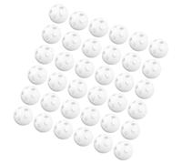 GARVALON 60Pcs White Ball Inserts for, 2.4Cm Plastic Rattle Bells DIY Replacement Parts for Soft Plush Noise Makers, Suitable for Shaker and Crochet Craft Projects