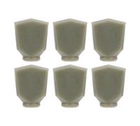 GARVALON 6pcs Deep Green Acoustic Guitar Tuner Handles Lock String Function Diamond Pattern Guitar Tuning Caps for Folk and Suitable for Accessories